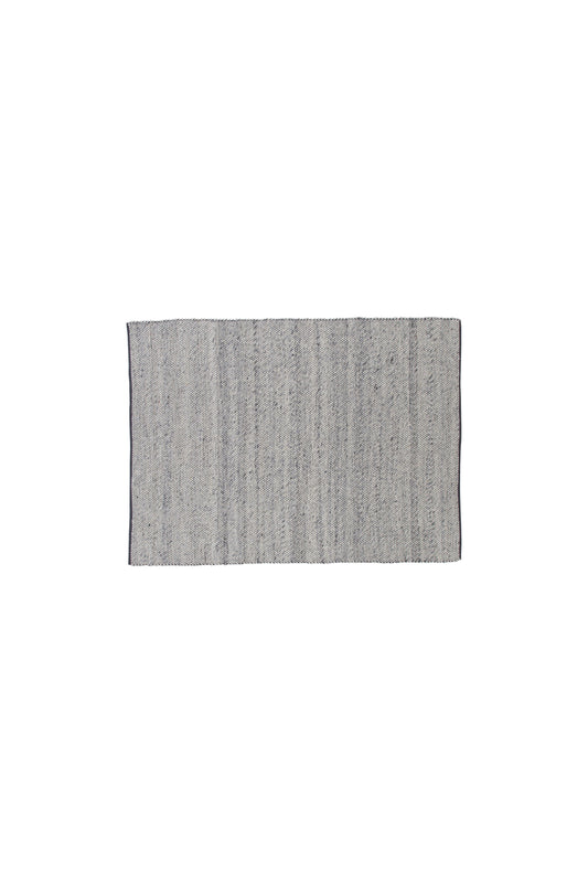 Ganga Uldtæppe - 240*170cm - Sølv