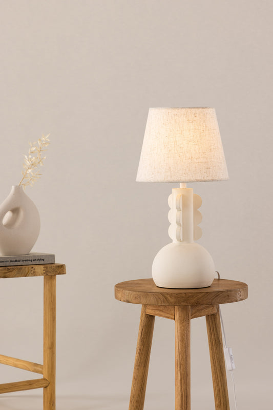 Mellerud Table Lamp - Beige / Fabric Beige