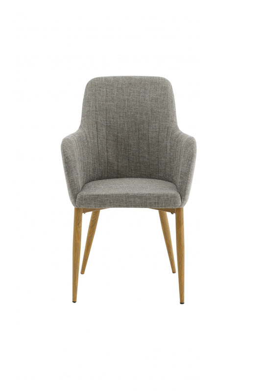 Comfort - Spisebordsstol - Eg/Lys grå