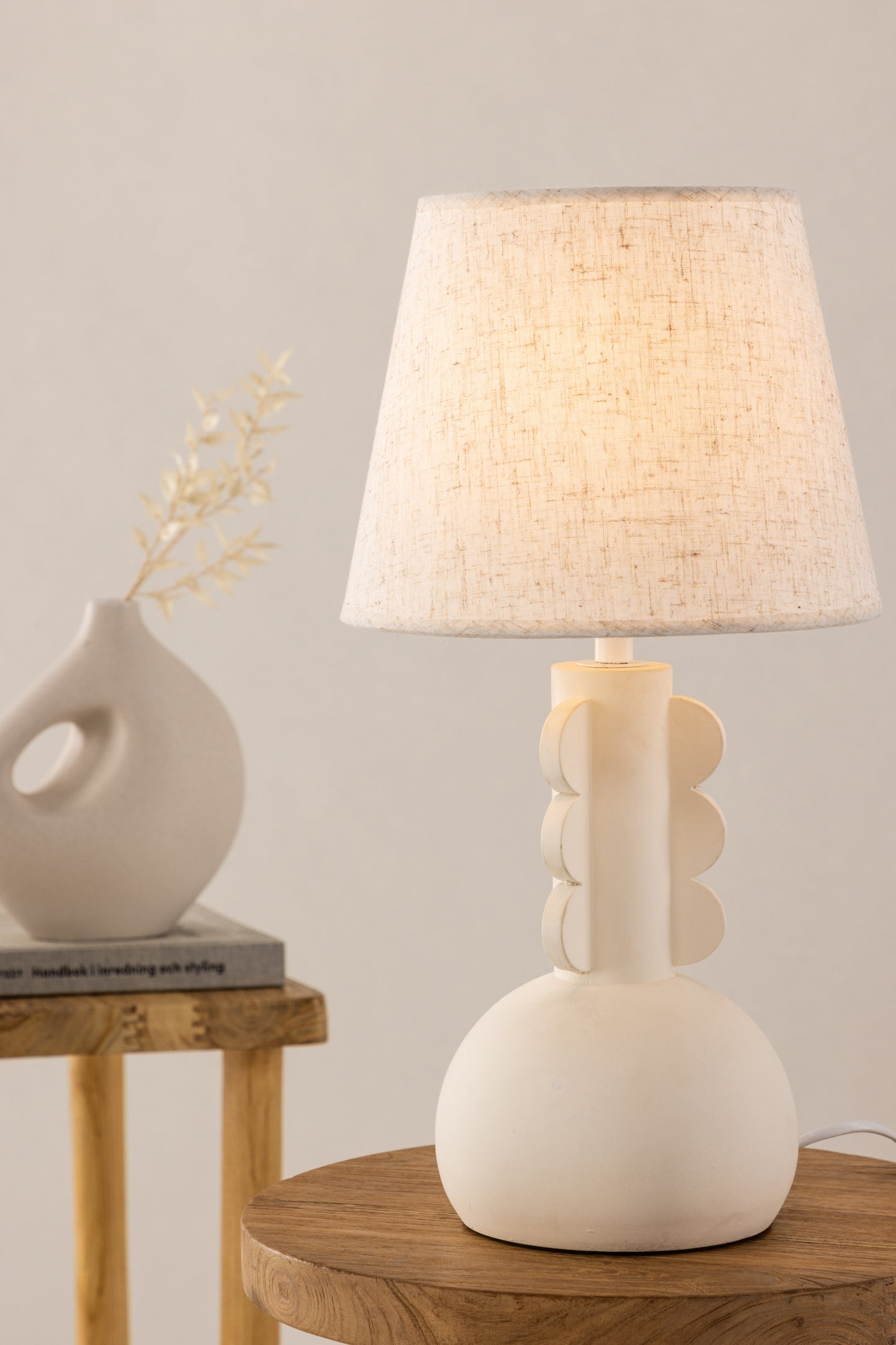 Mellerud Table Lamp - Beige / Fabric Beige