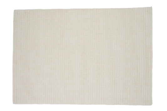 Milton - Gulvtæppe, Uld/polyester/bomuld - 230*160, Rektangulær, Hvid