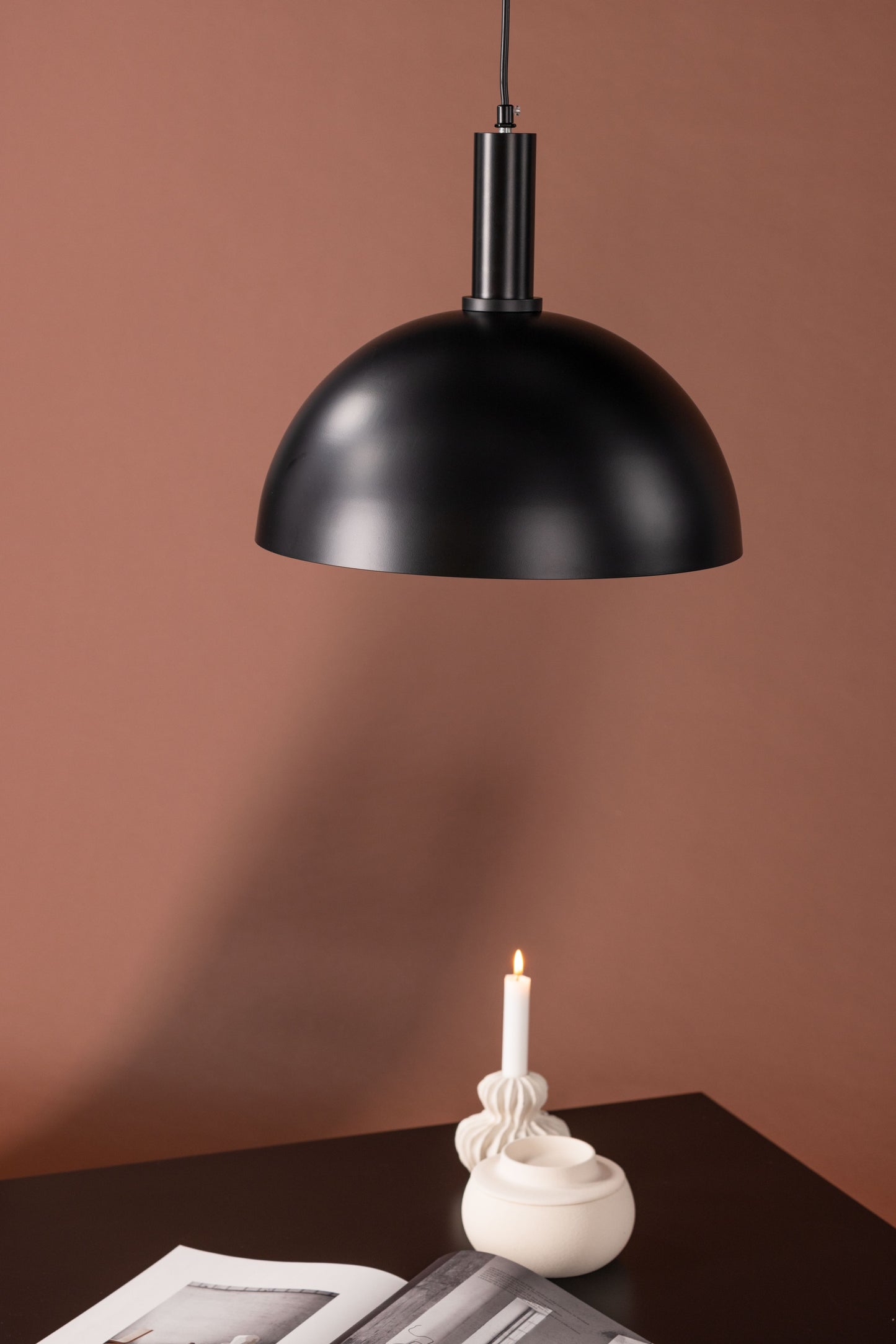 Narbonne - Wide - Loftlampe, Sort